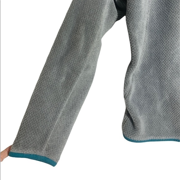 Patagonia Grey Teal Re-tool Snap-T Pullover Soft Fleece Blue Green - Picture 6 of 11
